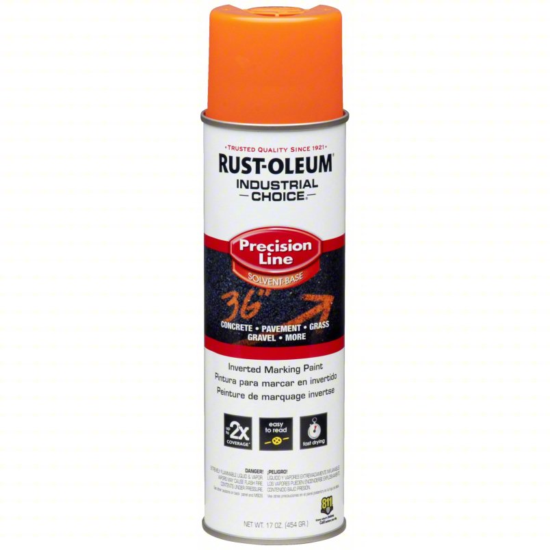 Rust-Oleum 203027V Fluorescent Orange Marking Paint