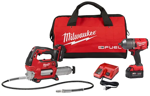 Milwaukee 2767-22GG HTIW with Grease Gun Kit