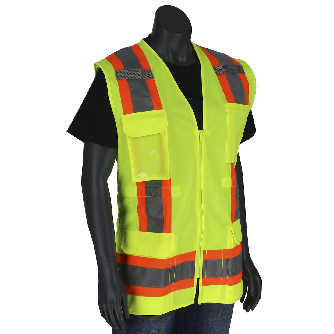 PIP 302-0512-LY Two-Tone Surveyors Vest