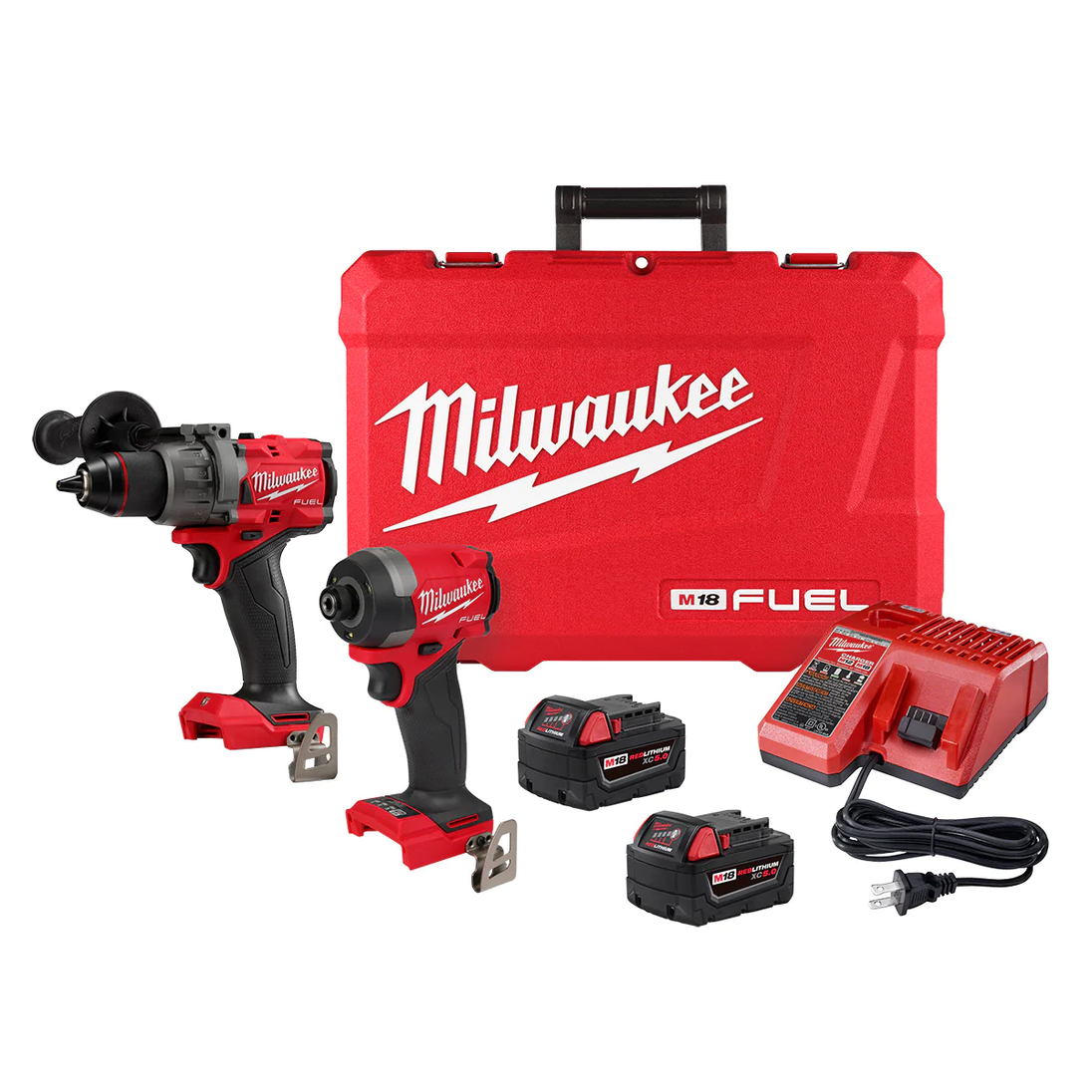 Milwaukee 3697-22 Hammer Drill and Impact Driver Kit