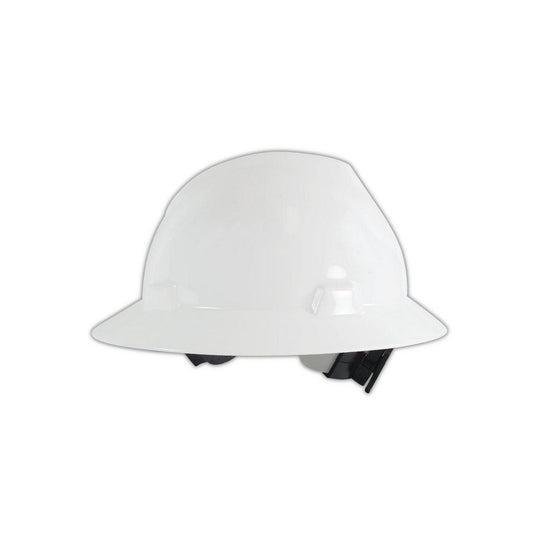 MSA 475369 White Full Brim Hard Hat