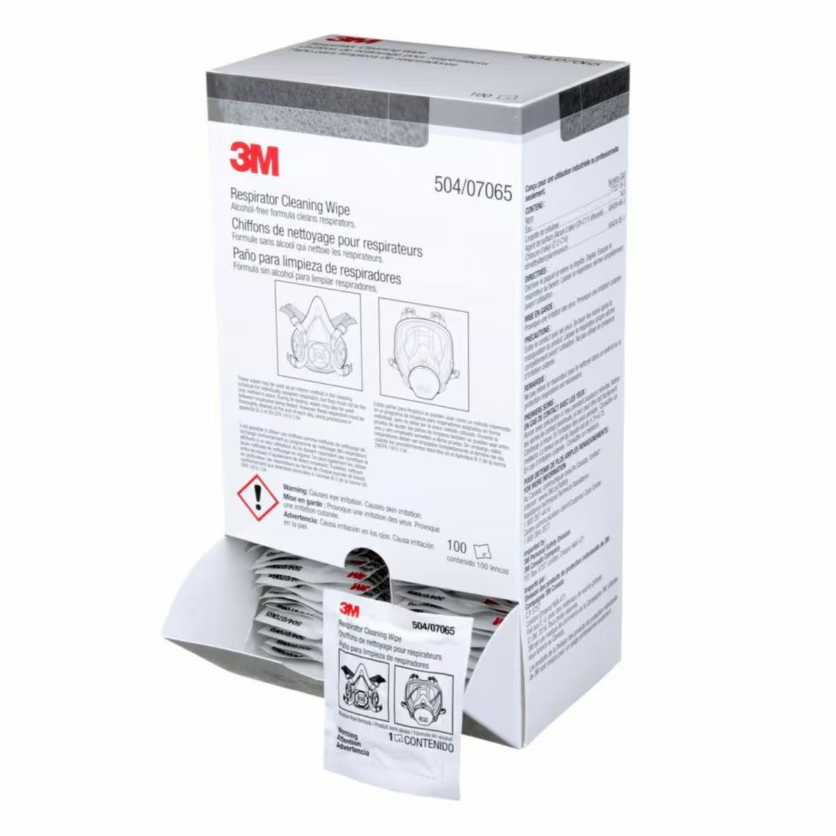 3M 504 left angled open box