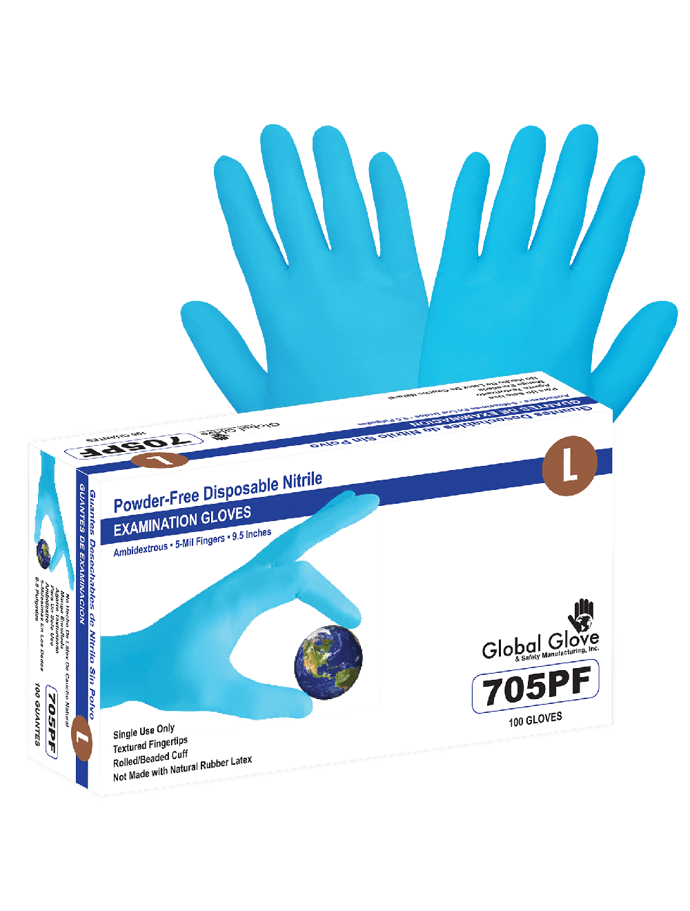 Global Glove 705PF-XL Packaging