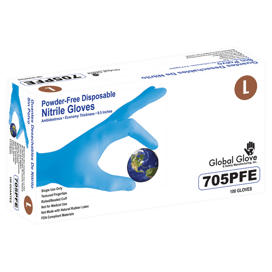 Global Glove 705PFE-L Packaging