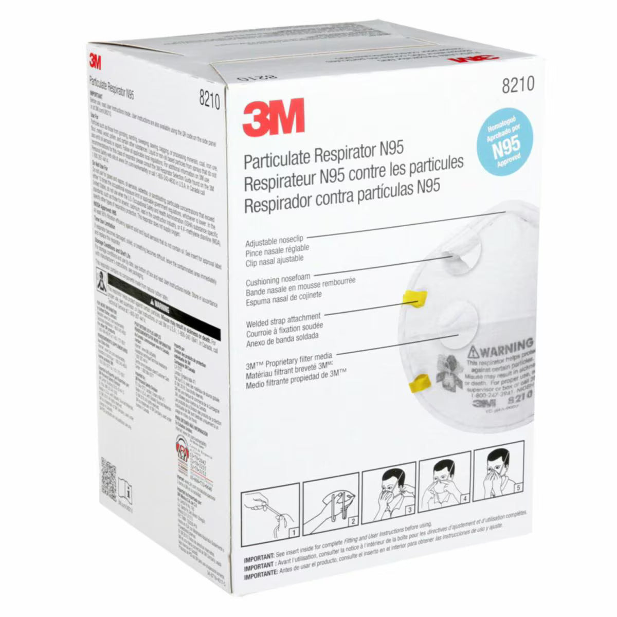 3M 8210 package view