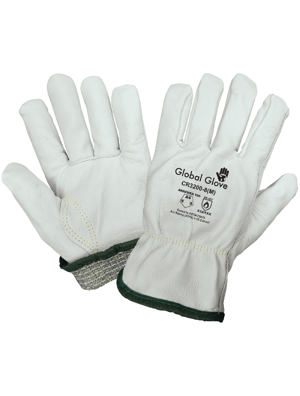 Global Glove CR3200-L Leather Drivers Style Gloves