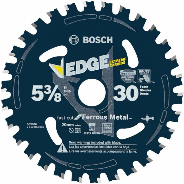 Bosch DCB530 5-3/8" 30 tooth edge circular saw blade