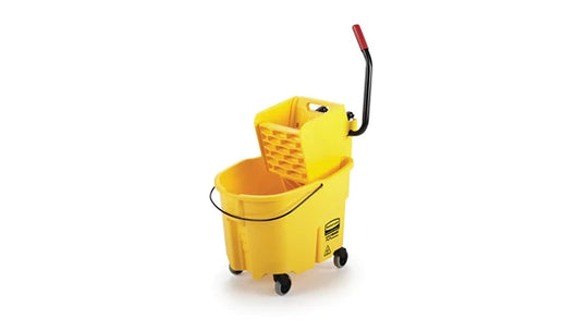 Rubbermaid FG758088YEL 33L Side-Press Bucket