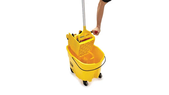 Rubbermaid FG758088YEL In Use