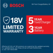 Bosch GBH18V-26K24A warranty