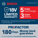 Bosch GBH18V-45CK24 warranty