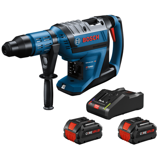Bosch GBH18V-45CK24 Profactor 18V Connected-Ready SDS-Max 1-7/8" rotary hammer kit with batteries
