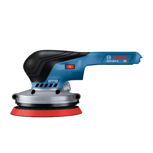 Bosch GEX18V-5N side view