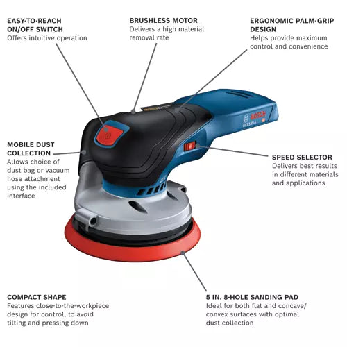 Bosch GEX18V-5N diagram