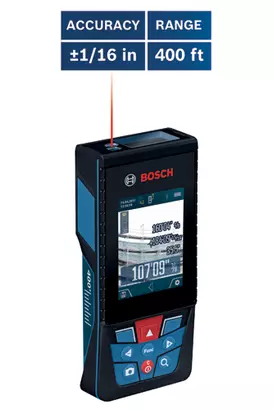 Bosch GLM400CL accuracy and range