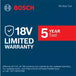 Bosch GOP18V-28N warranty