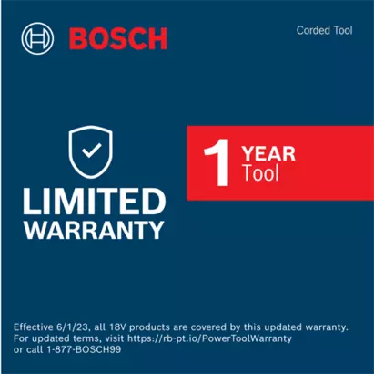 Bosch GOP40-30B warranty