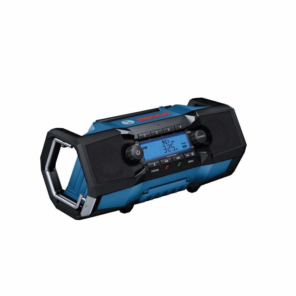 Bosch GPB18V-2CN Professional 18V Compact Jobsite Radio with Bluetooth 5.0