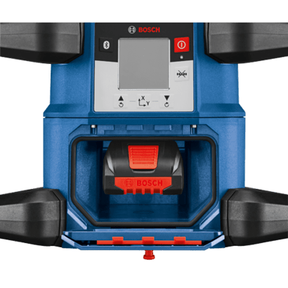 Bosch GRL4000-80CHVK front view with battery