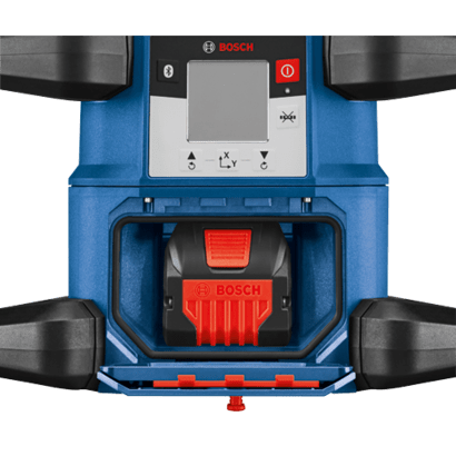 Bosch GRL4000-80CHVK front view with battery
