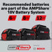 Bosch GSB18V-1330CN AMPShare 18V battery system