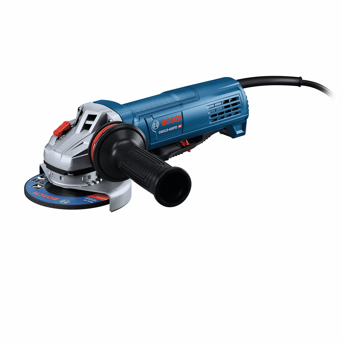 Bosch GWS10-450PD 4-1/2" Angle grinder with No Lock-On Paddle Switch