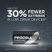 Duracell PC1400 30% fewer batteries