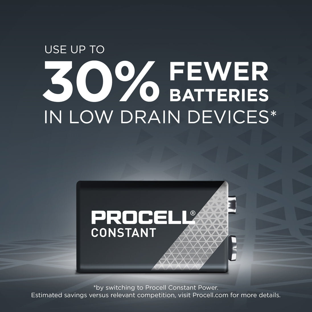 Duracell PC1604BKD 30% fewer batteries