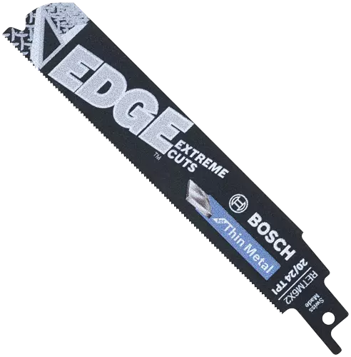 Bosch RESM6X2B 6" 8/10 TPI edge metal reciprocating saw blades
