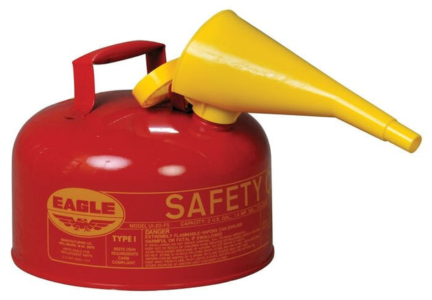 Justrite UI-20-FS 2 Gallon Safety Can - Red