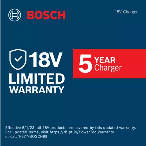 Bosch GAL18V-40 warranty