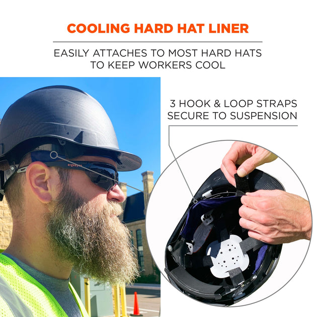 Ergodyne 12338 Cooling Hard Hat Liner
