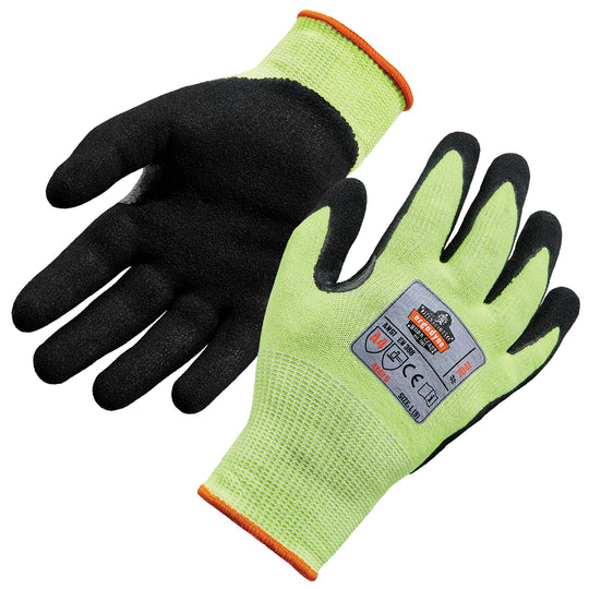 Ergodyne 17812 Hi-Vis Nitrile Coated Cut-Resistance Gloves