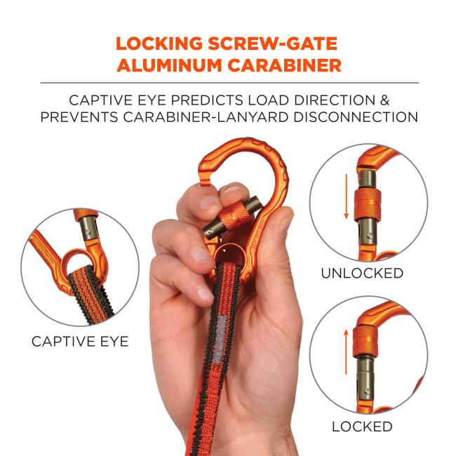 Ergodyne 19804 Locking Screw-Gate