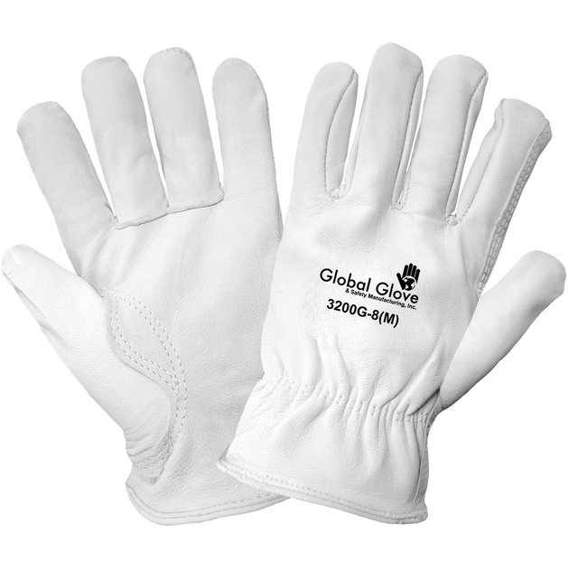 Global Glove 3200G-M Goatskin Leather Drivers Style Gloves