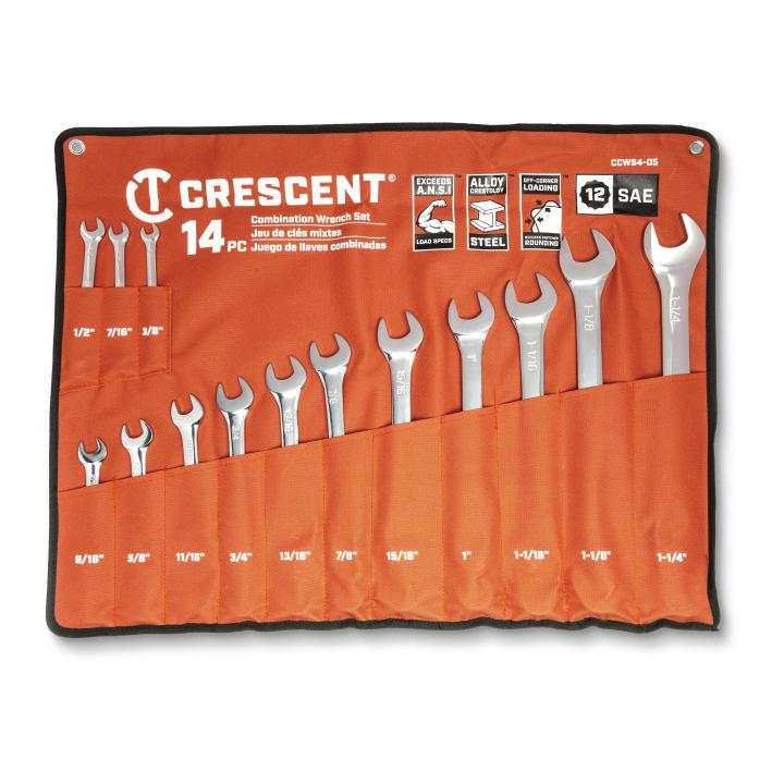 Crescent CCWS4 wrenches in tool roll