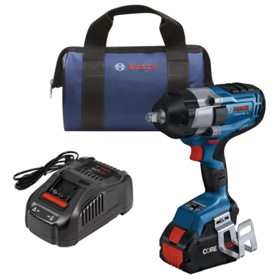 Bosch GDS18V-740CB14 Profactor 18V connected 1/2" Impact Wrench Kit with Friction Ring